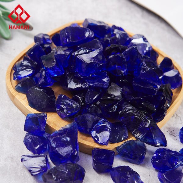 Cobalt blue glass block