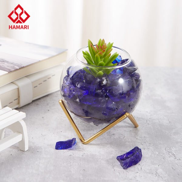 Cobalt blue glass block - Image 6