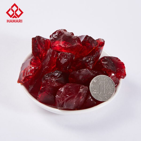 Red glass block