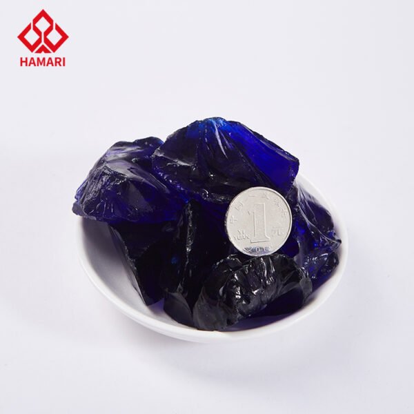 Cobalt blue glass block - Image 3