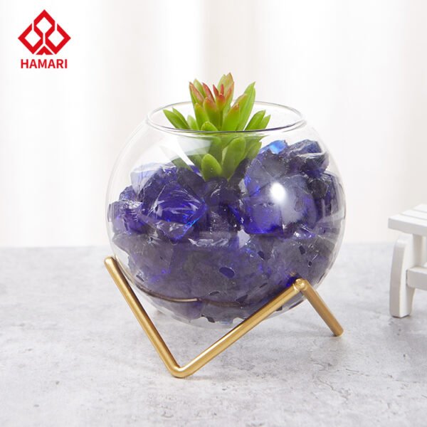 Cobalt blue glass block - Image 4