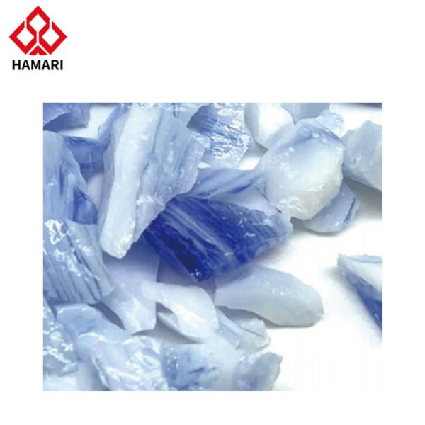 Porcelain blue glass sand